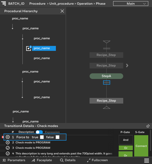 Customized view for each block type