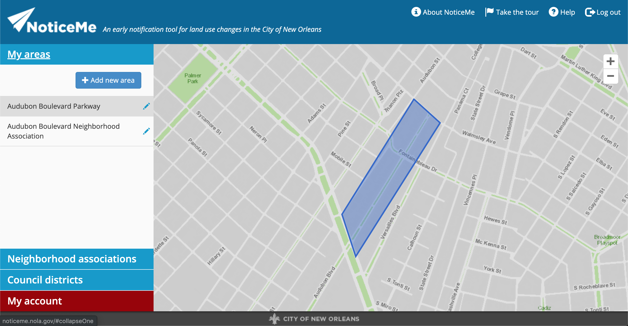 NoticeMe Website Screenshot